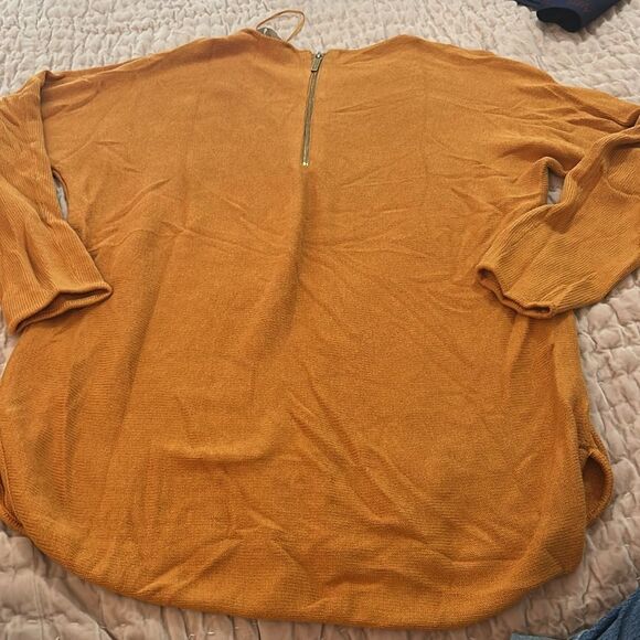 MICHAEL Michael Kors Marigold Knit tunic sweater with round hem size XL - Picture 8 of 8